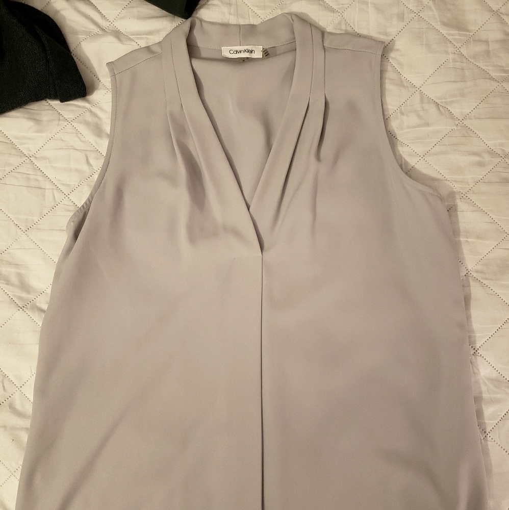 Calvin Klein V Neck Blouse